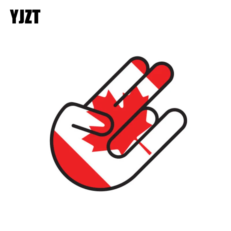 YJZT 9 см * 15 креативный канадский CAN CA Shocker флаг наклейка автомобиля 6-0991 | Автомобили