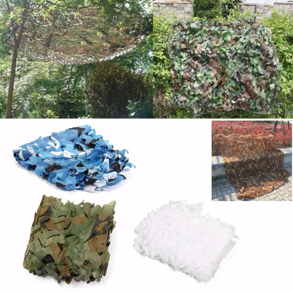 

Camouflage Netting 2X2m Hunting Military Woodland Digital Hunting Car CoveringTent Camping Jungle Leaves Net Mesh Sun Shelter