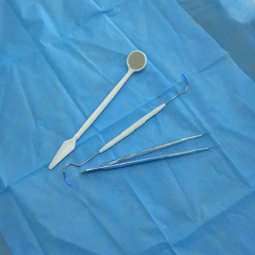Одноразовые медицинские хирургический Комплект для устный экзамен зубной комплект гигиены
