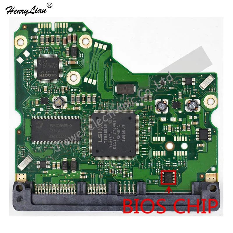 

HDD PCB FOR LOGIC BOARD/BOARD NUMBER: 100475720 REV A