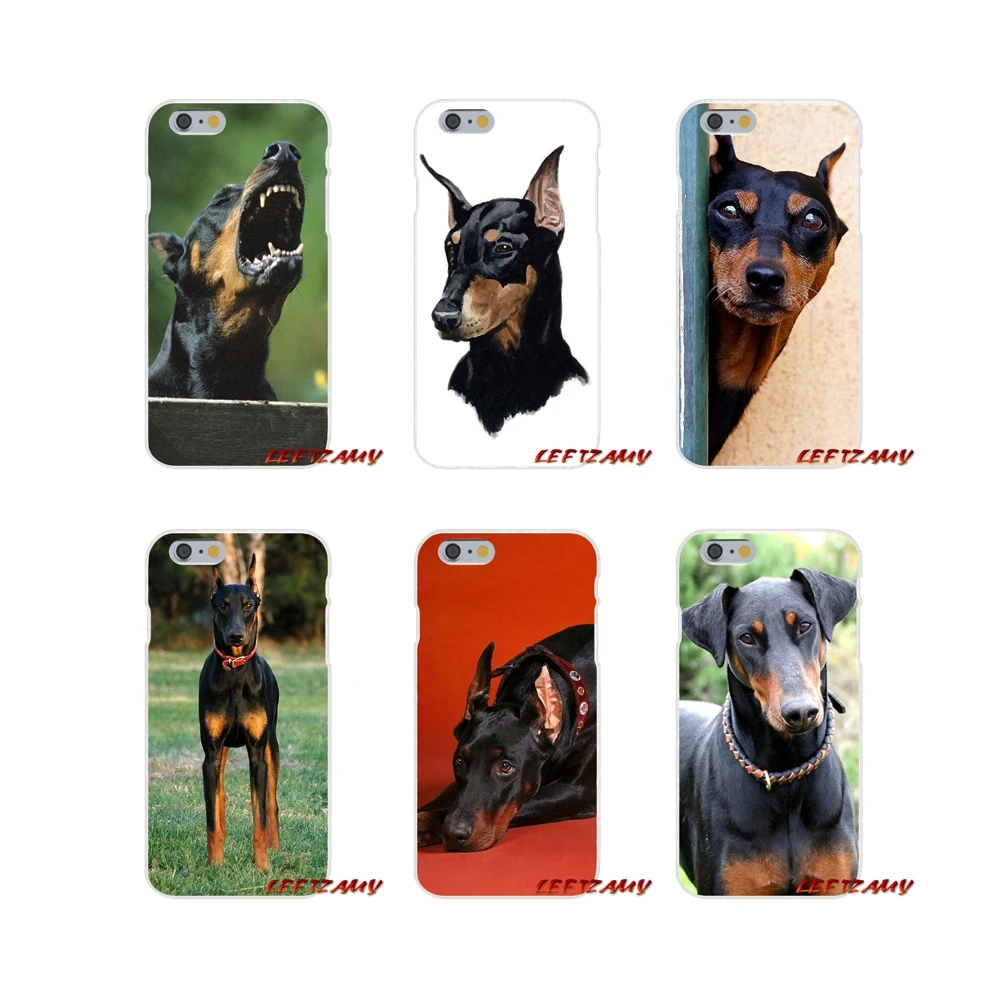 Силиконовые чехлы для телефонов iPhone X XR XS MAX 4 4S 5 5S 5C SE 6 6S 7 8 Plus ipod touch Pinscher собака