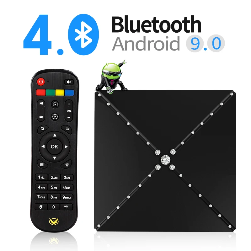 

New IPTV Android TV Box Rockchip rk3399 4GB 64GB B.T4.0 2.4G/5.8G WIFI YSE-Sup With Keyboard IPTV Subscription Set Top Box
