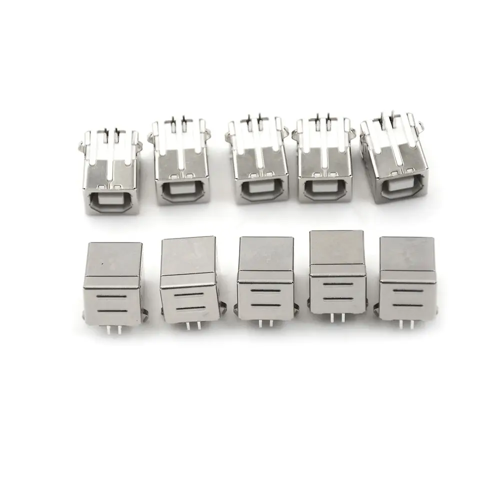 

10PCS/LOT USB 2.0 Female Type-B Connector Replace Solder Port