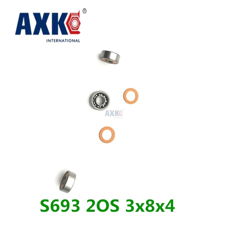 Free Shipping 1PC S693 2OS 3x8x4 CB ABEC7 Hybrid Ceramic Stainless Lube Dry Fishing Reel Bearing SMR693C A7 LD S693-2RS | Обустройство