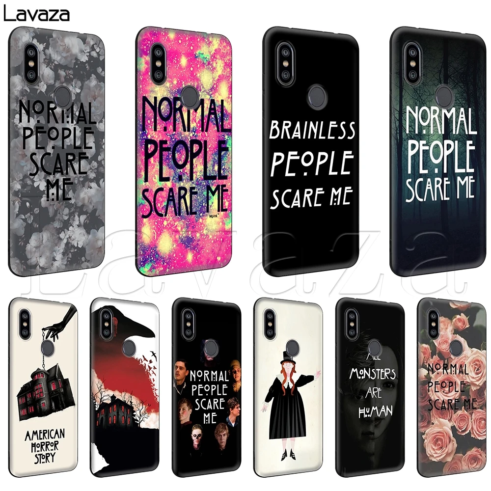 

Lavaza Normal People Scare Me Case for Xiaomi Redmi Note 4 4X 4A 5 5A 6 6a 7 Pro Go Prime Plus