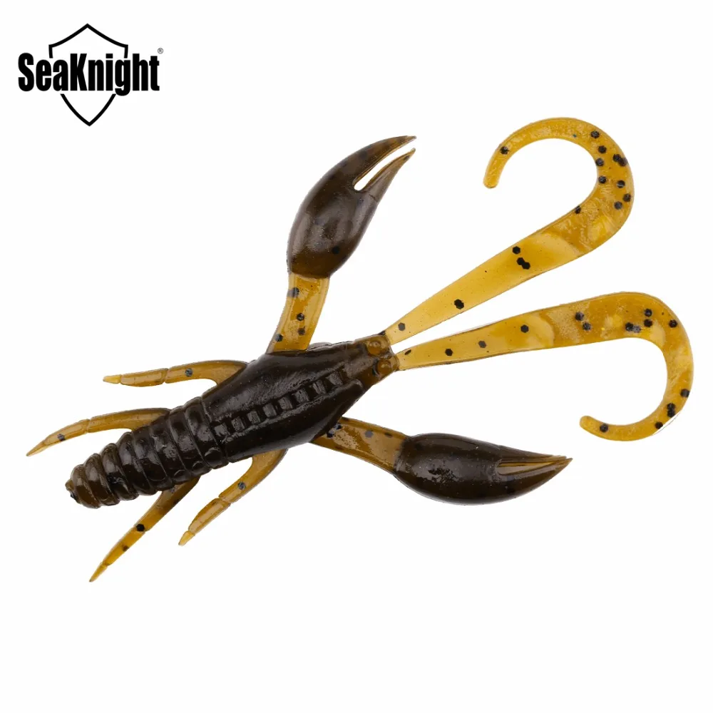 SeaKnight Мягкая приманка SL012 6 2 г 85 мм 3 4 дюйма штук пакет креветки приманки бас
