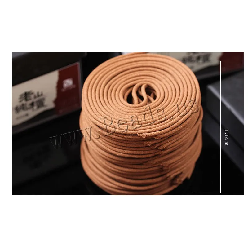 48 Coils Natural Sandalwood Coil Incense Mosquito Repellent Agarwood Wormwood Coils Incense Aromatic Fragrant Perfume Spices