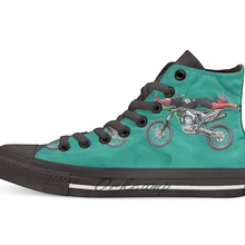 FMX Кроссовый воздушный трюк III дизайн дышащий Повседневный высокий Топ на шнуровке холщовая обувь кеды