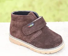 2019 new boys ankle shoes genuine leather suede boot spring autumn footwear for kids chaussure zapato