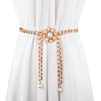 

SILMARIL FASHION METAL CHAIN BELTS FOR WOMEN THIN BELT Adjustable wasitband WOMEN BELT ceinture femme