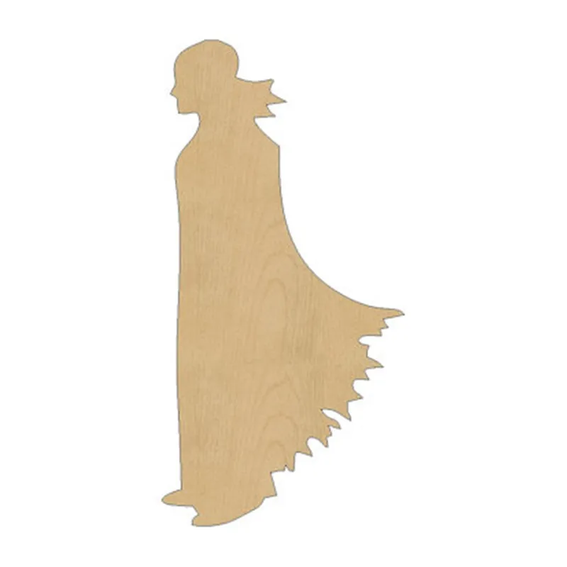 10pcs laser cut wood wooden dracula vampire shape diy craft gift tag happy halloween decorations