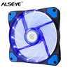 ALSEYE 120mm LED Cooler Fan for Water Cooler PC Fan Radiator 12V 3-4pin 1300RPM Computer Case Fan LED x 15 pieces
