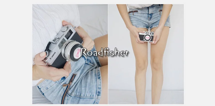 Roadfisher 40,5 мм мультфильм объектив Кепки Крышка для sony A5000 A5100 A6000 NEX-5T 3N Nikon J1 J2 J3 Sumsung NX1000 Olympus EP1 EP2 EP3