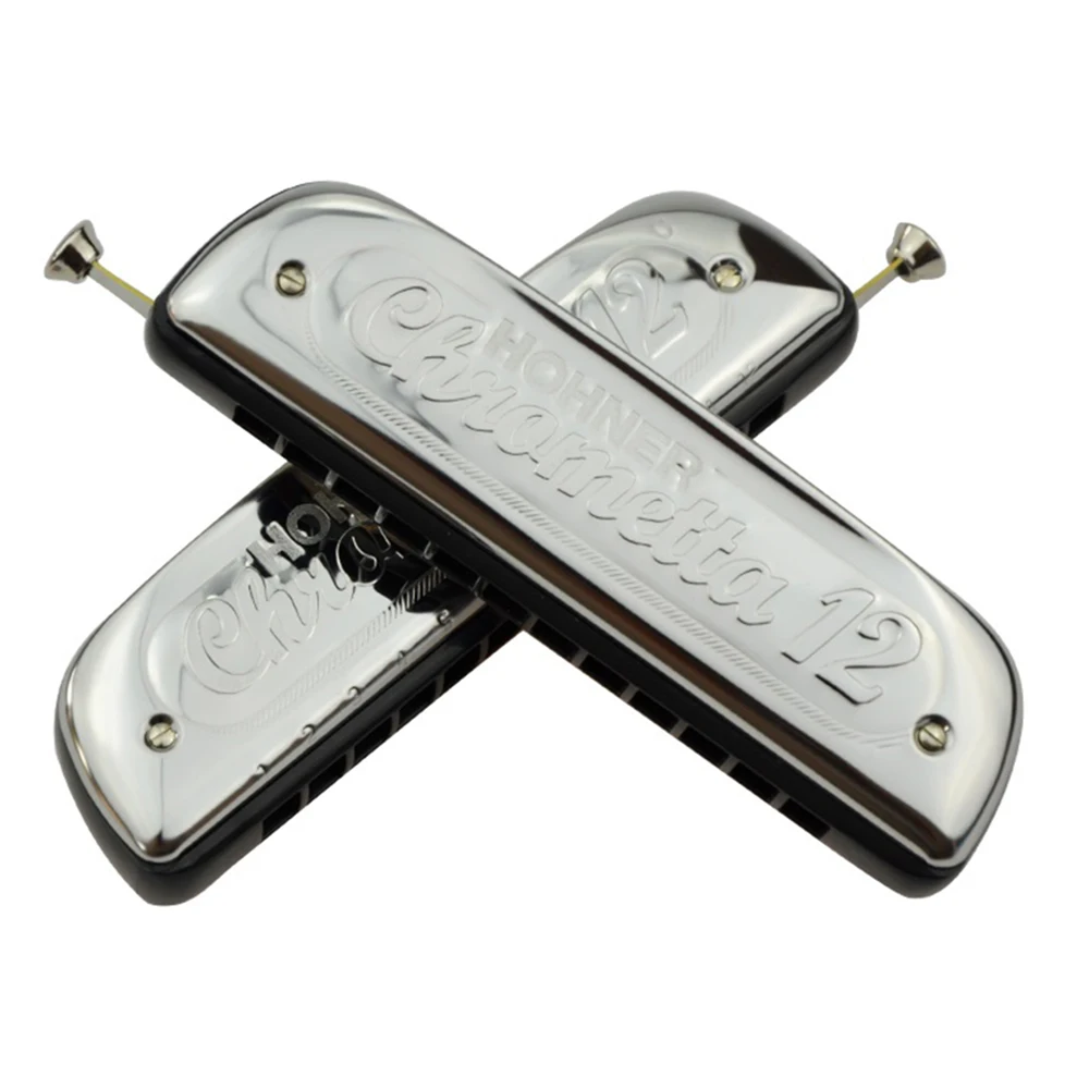 لوني 12 ثقوب هارمونيكا 48 لهجة الفم الجهاز Instrumentos هارمونيكا مفتاح C آلات موسيقية ألمانيا Hohner 255 Chromatta