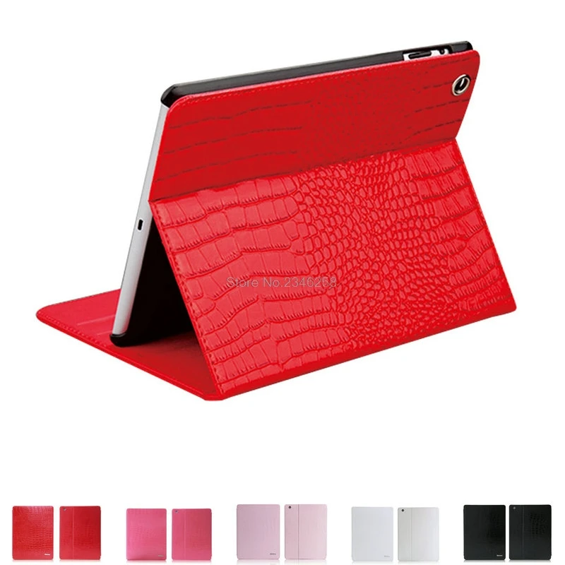 

Crocodile Pattern Folio Flip Stand Smart Cover For iPad 2 3 4 PU Leather Auto Sleep&Wake-up Case For iPad2 iPad3 iPad4