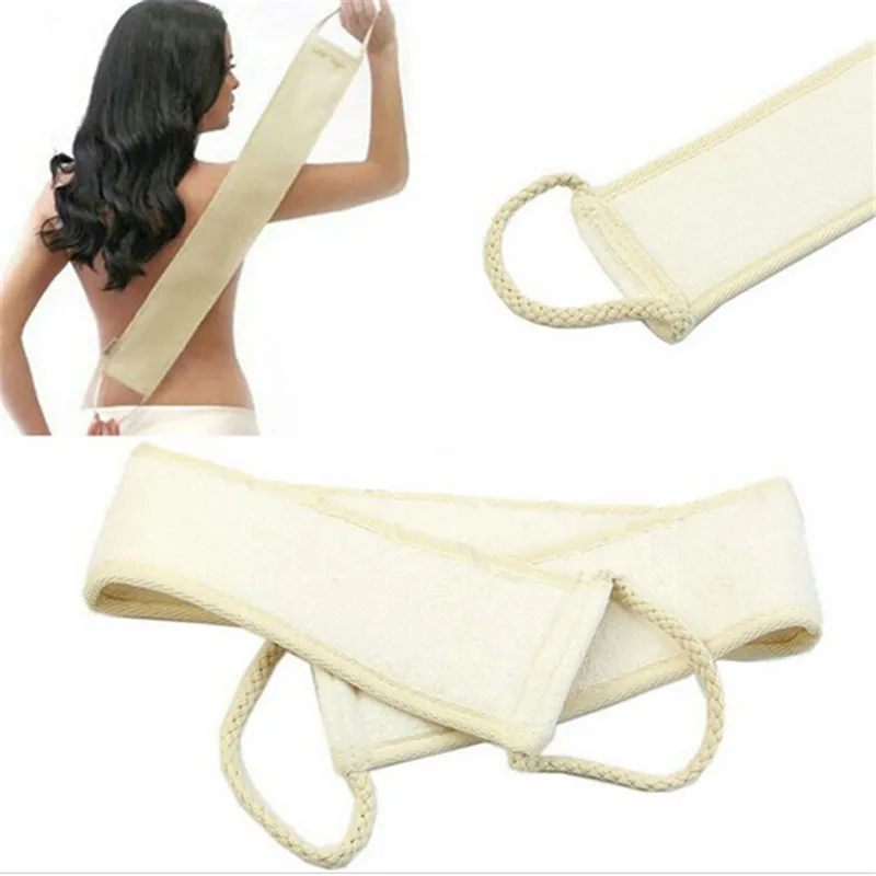 

Loofa Back Scrub Strap Bath Shower Body Wash Clean Cleaning Scrubber Tool