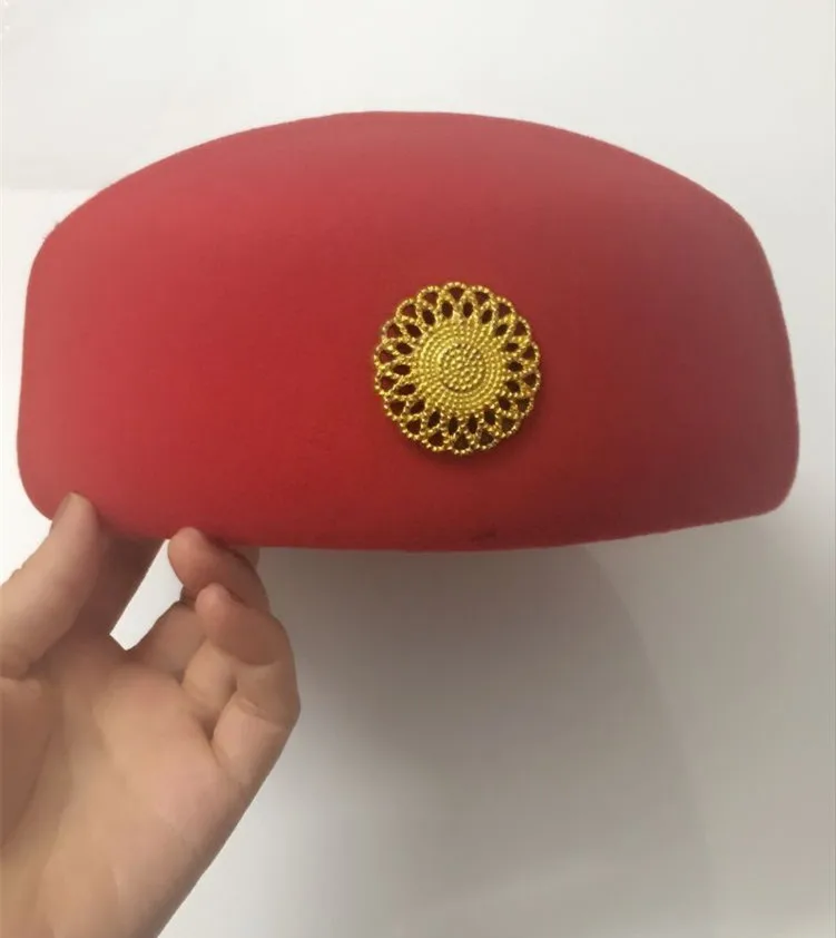 FW PNYS Adults Stewardess Cap Music Guard Hat Hotel Uniform Navy Performance Waitress -Zentai shop online