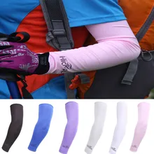 Новинка 1 пара охлаждающий руку рукава крышка УФ Защита от солнца Баскетбол Гольф спортивный нарукавник Татуировка крышка дропшиппинг 528