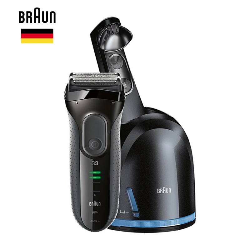 Braun Electric Shaver Series 3 ProSkin 3050cc Rechargeable Razor For