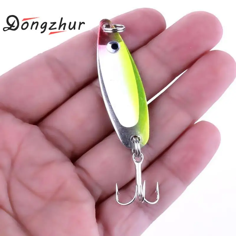 Trout Spoon Metal Fishing Lures Spinner Baits Bass Tackle Accessories Metal Spoon Lures Hard