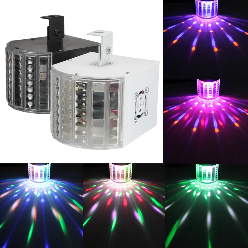 

AC90-240V DMX512 Voice Remote Control LED RGB Stage Effect Lighting Night Lamp DJ Disco Bar Party Wedding Christmas Decor US