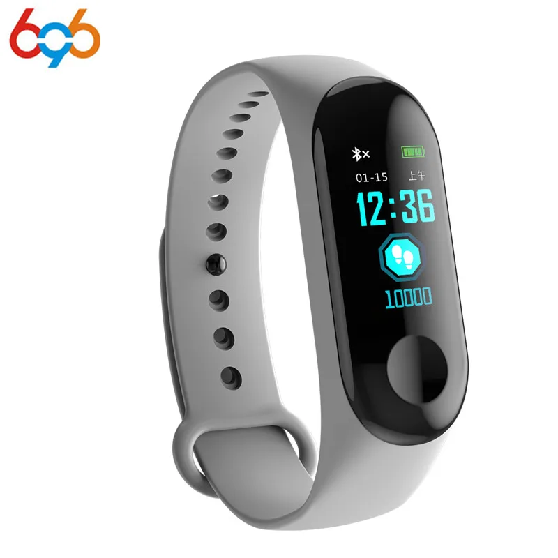 

696 S226 Smart Bracelet Color Screen Blood Pressure Waterproof Fitness Tracker Watch Heart Rate Monitor Smart Band for Android