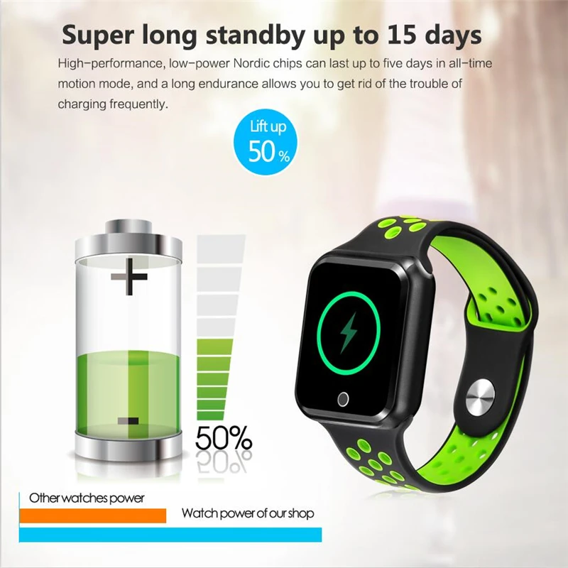 Оригинальные IP67 водонепроницаемые Bluetooth Смарт часы спортивные Full HD экран smartwatch