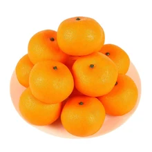 12 шт./компл. искусственные фрукты высокая моделирования поддельные оранжевый Кухня вид фруктов принадлежности для Свадебная вечеринка украшения дома