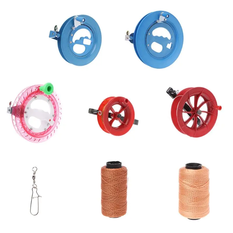 

Lockable Kite Reel Winder Kite Wheel Smooth Rotation Ball Bearing Tool Kite Accessories For Single Line Kite Flying Inflatable