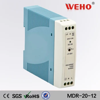 

(MDR-20-12) 20w power supply mini Din Rail full voltage input 12vdc output SMPS
