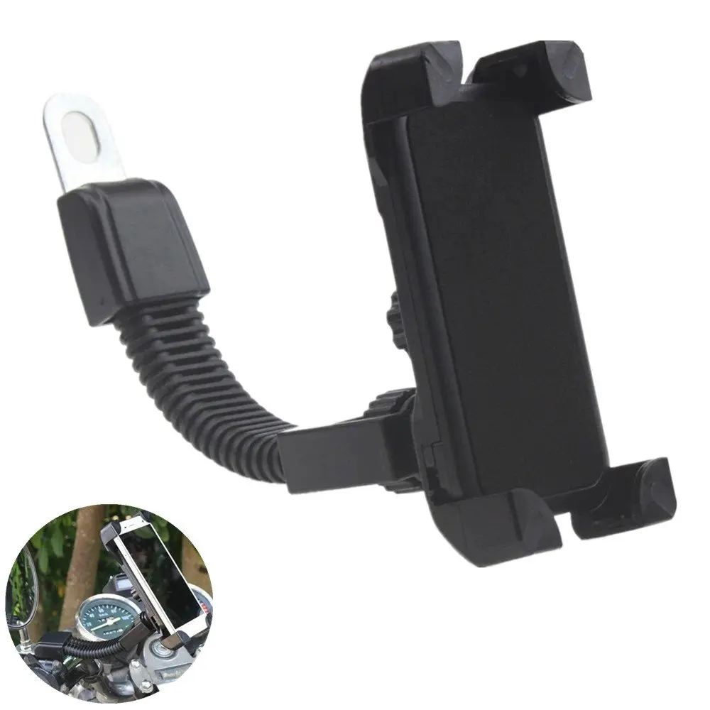 Motorcycle Phone Holder Motorbike Mount Holder Handlebar for iPhone XS MAX XR 8 7 6 6s Plus For Samsung Galaxy S10 S9 S8 Plus  (2)