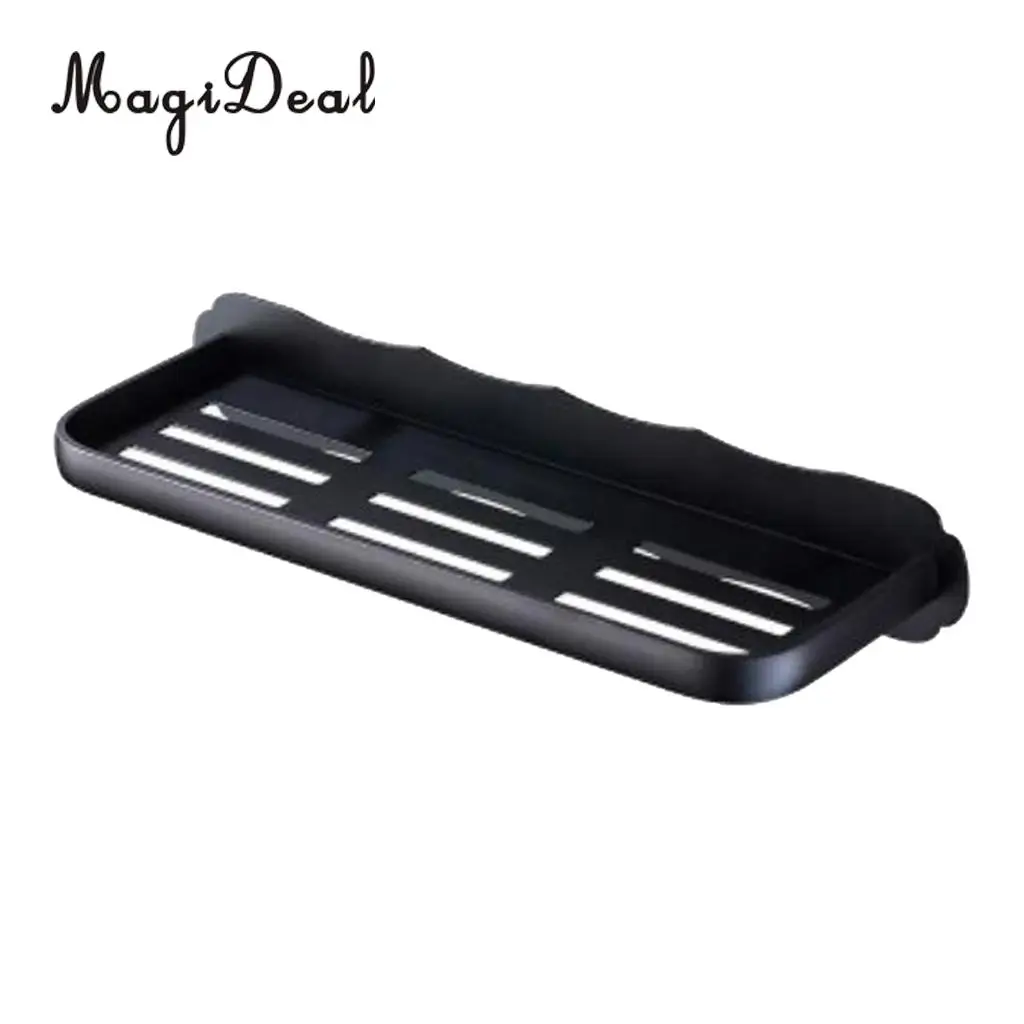 Home Decorative Multipurpose Wall Mounted Storage Rack Kitchen Double Shelf - Aluminium Alloy Cabinet and Counter Organizer