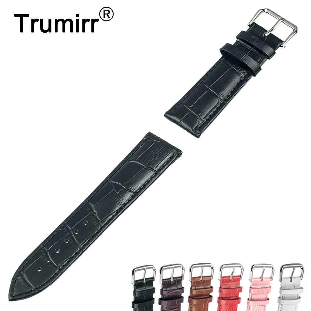 14mm 16mm 18mm 20mm 22mm 24mm Genuine Leather Watch Band For Citizen