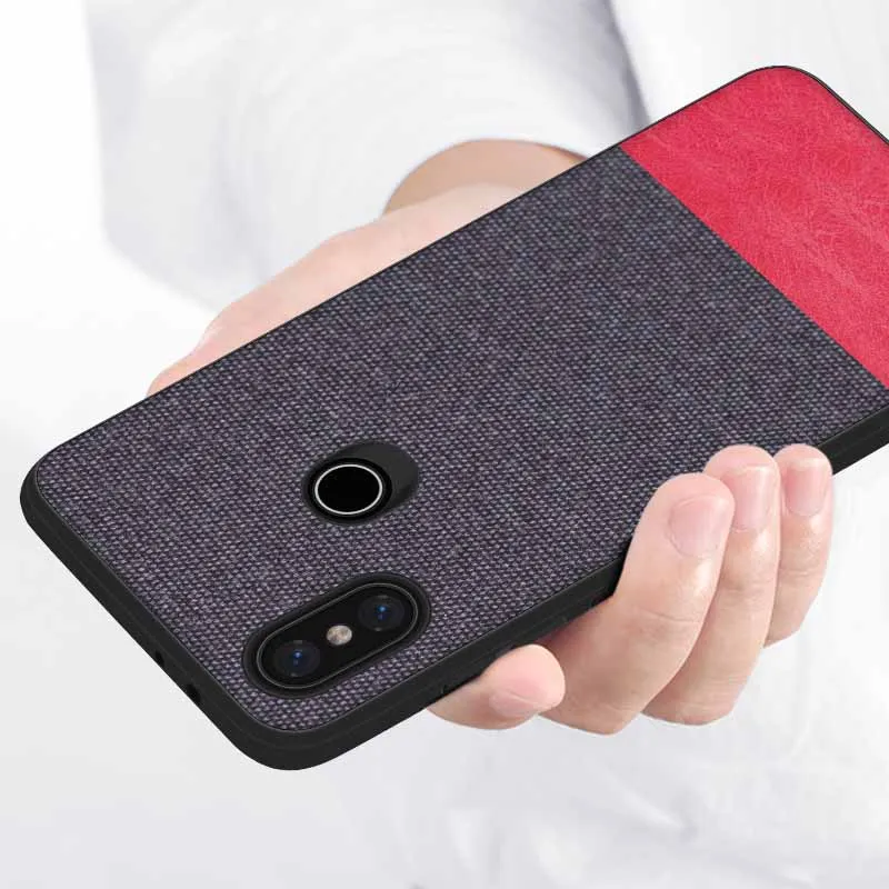 Чехол для Xiaomi Redmi note 6 7 Pro мягкий силиконовый роскошный тканевый чехол S2 Note 5