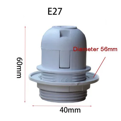 1 шт., высокое качество, белые, черные, 2A 250V E27/E14 карточки, держатель лампы CE сертификация, e14 e27 разъем