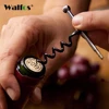 WALFOS  Creative Multifunctional Mini Outdoor Stainless Steel Corkscrew Wine Bottle Opener with Ring Keychain Bottle Opener ► Photo 1/6