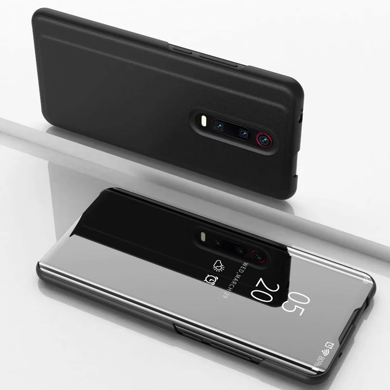 Смарт чехол KEYSION с откидной крышкой для Xiaomi Mi 9T Pro Redmi K20 Note 7 6 зеркальный подставка