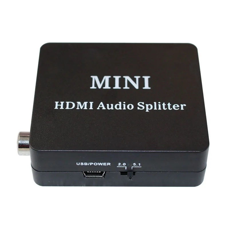 

HDMI Audio Extractor HDMI to HDMI with Optical TOSLINK SPDIF +3.5mm Stereo Audio Extractor Converter HDMI Audio Adapter