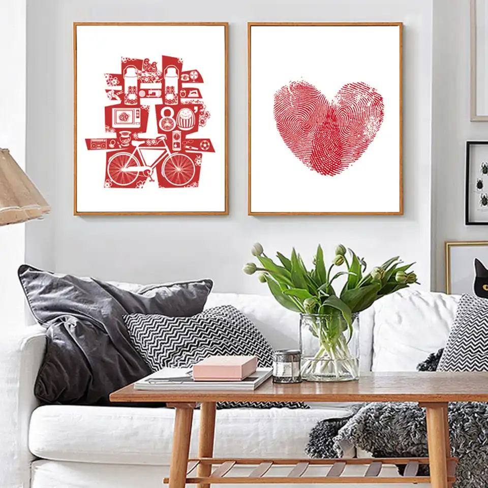 Hd Nordico Decoracion Del Hogar Pintura Boda China Elementos Doble