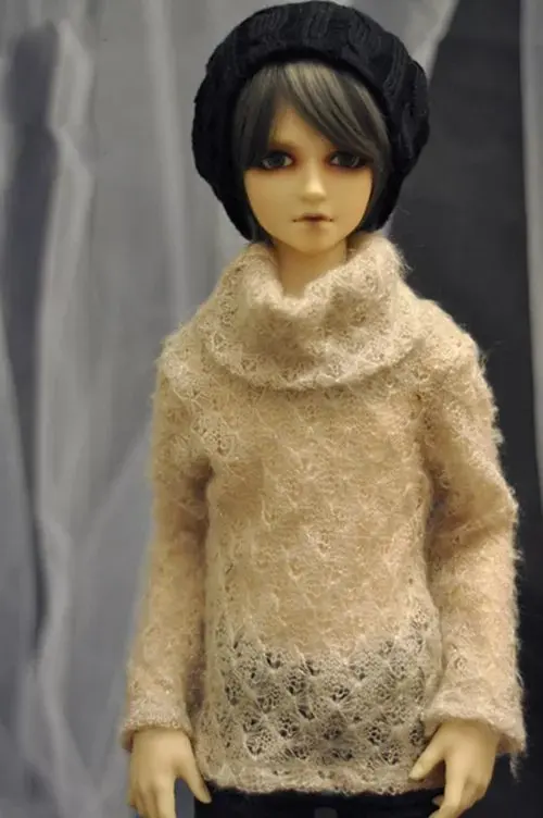 Свитер для шарнирной куклы бежевый наряды Одежда для 1/3 2" высокий BJD Кукла SD DK DZ AOD DD Volks кукла одежда heduep