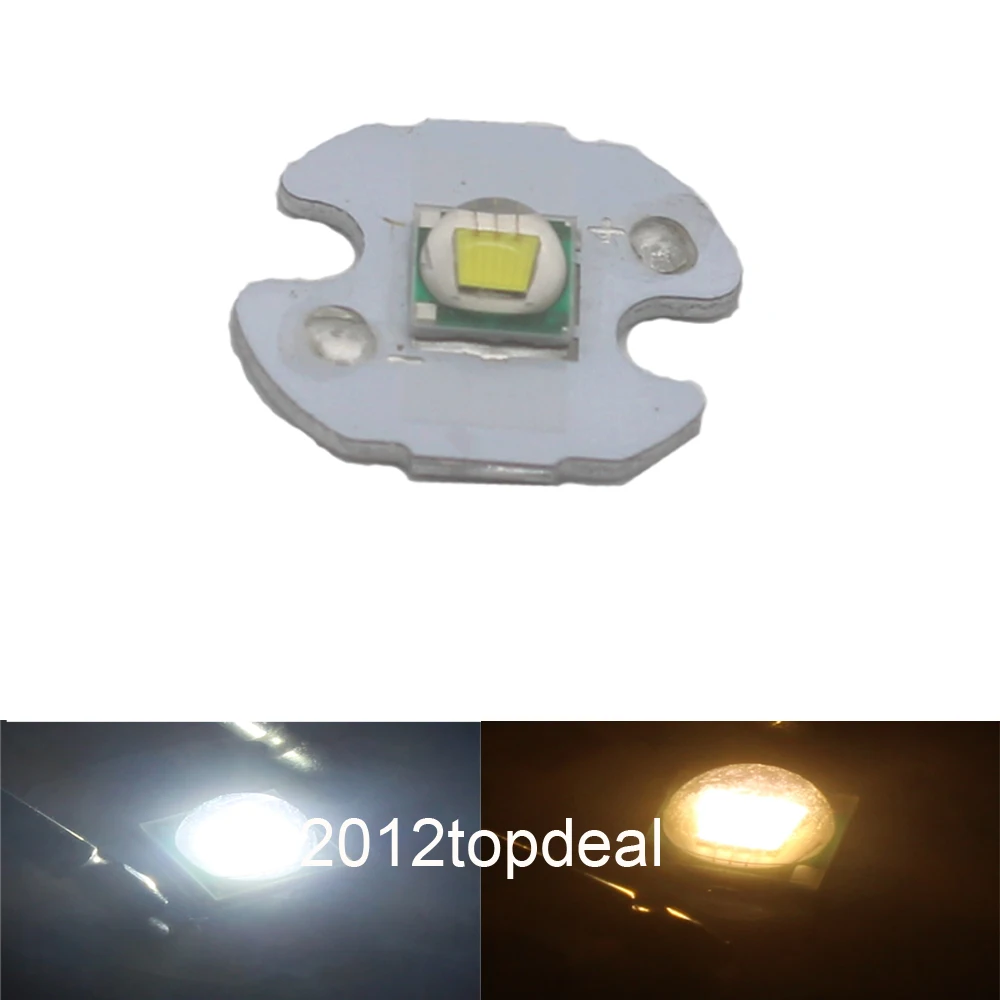 1PCS CREE XML XM-L T6 LED U2 10W Cold White Warm Blue UV High Power Emitter Diode with 14mm 16mm 20mm 25mm PCB for DIY | Лампы и