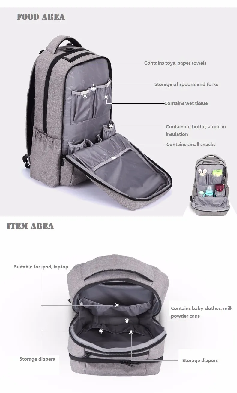 Для беременных рюкзак сумка под подгузники Мама Детские Изменение пеленки s коляска Водонепроницаемый дорожная сумка материнская