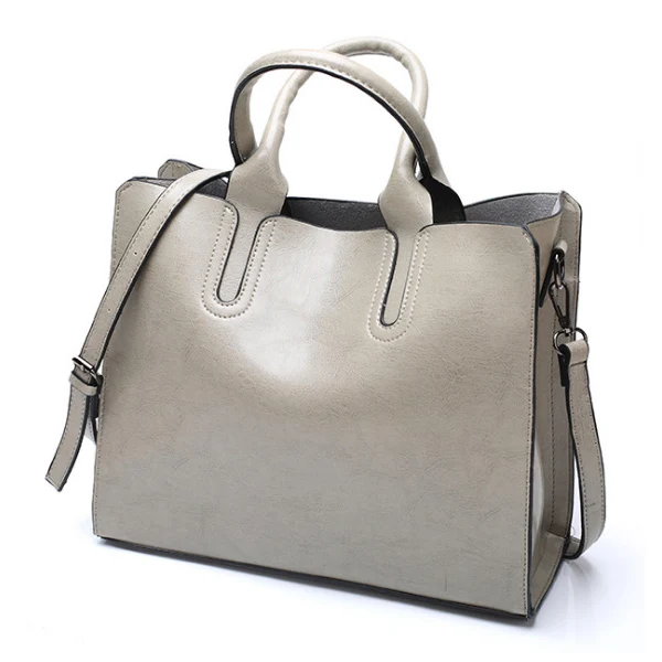 ALCEVR модные сумки с верхней ручкой для женщин сумка через плечо из искусственной кожи роскошная сумка женская сумка-тоут для багажника дизайнерская сумка через плечо - Цвет: gray