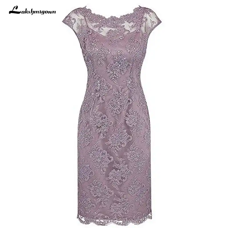 grey lace dress for wedding guest