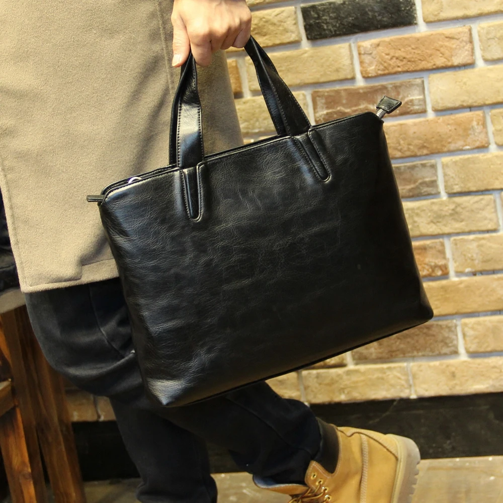 Сяо. p рекламные сумки Высокое качество из искусственной кожи для мужчин черный Портфели Бизнес Сумка мессенджер Мода Childre t сумка для