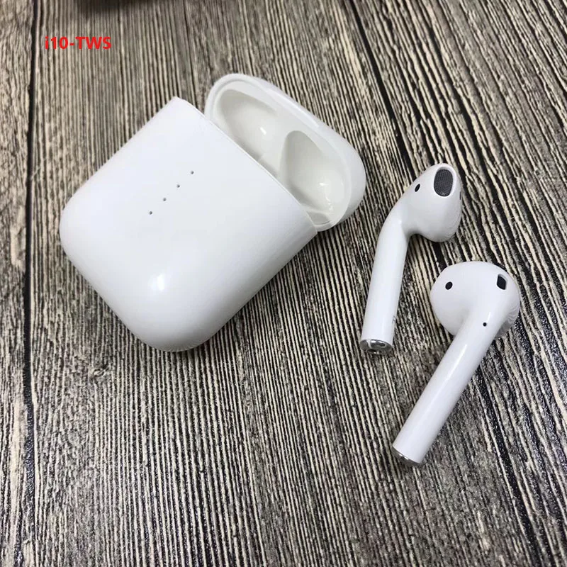 

Wireless headphones i10 TWS Bluetooth 5.0 Earbuds touch control air pod Headset with charging box Aripod air pods Earphones