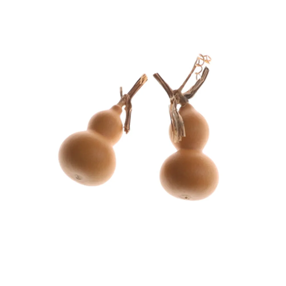 

2Pcs Natural Dry Gourd 4~6cm DIY Doodle Carving Hanging Gift Toys Crafts Arts Collection Mini Bottle Gourd Dried Random