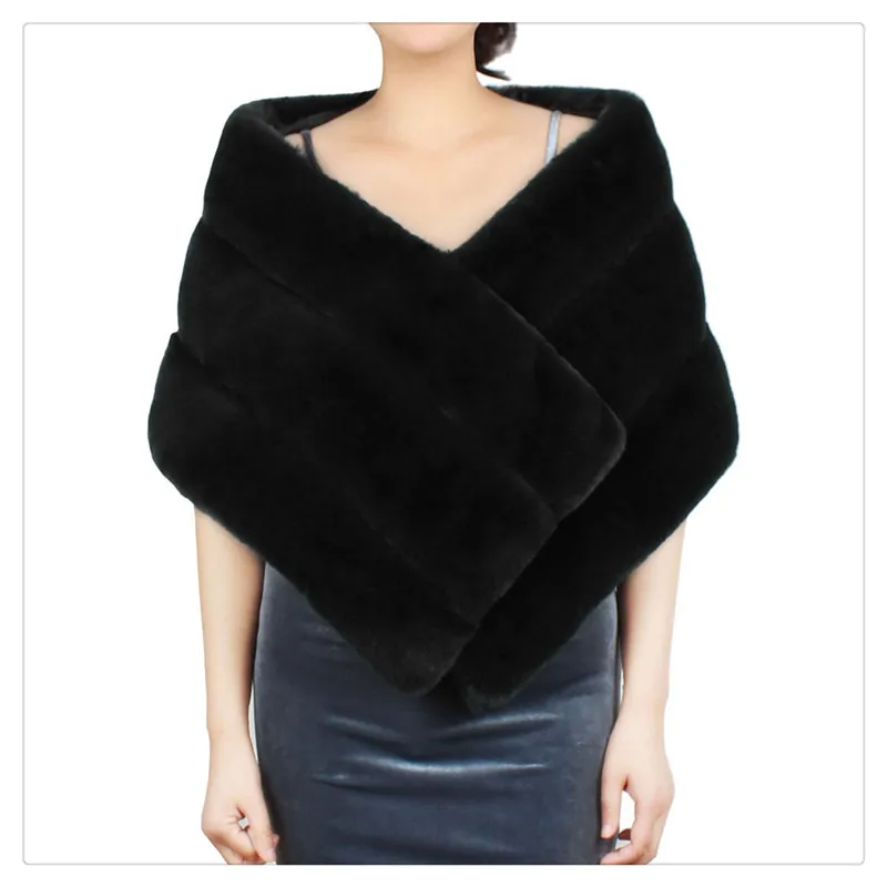 New autumn and winter new goods real - shot imitation fur cape fur cape dress small coat to match Europe and America (13)