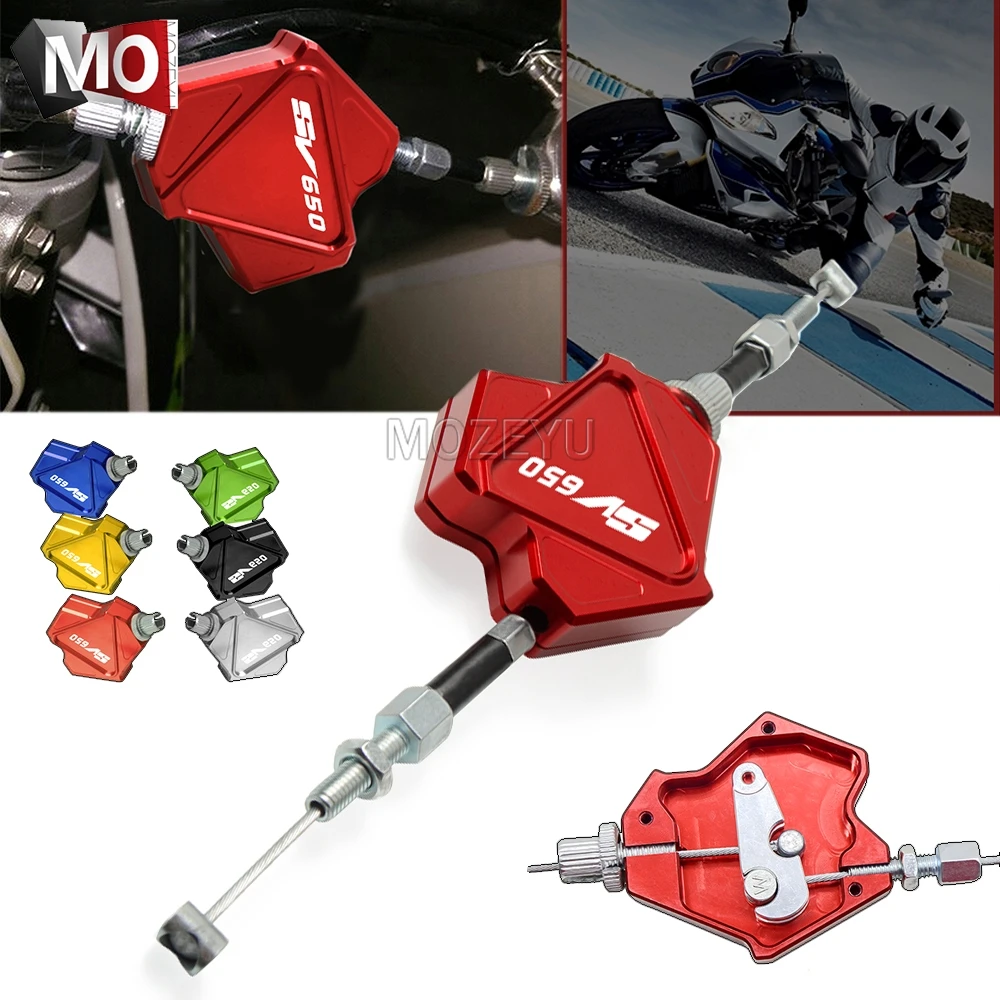 Motorcycle Accessories CNC Aluminum Stunt Clutch Lever Easy Pull Cable System For Suzuki SV650S 1999-2009 SV650 SV 650 2016