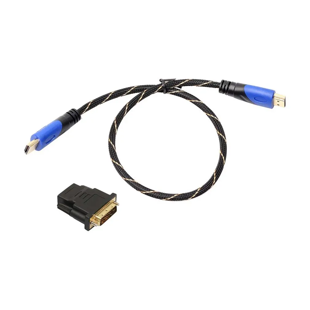 

0.5M-10M Aluminum Video Cable To Mini V1.4 HD 3D DVI Adapter Set